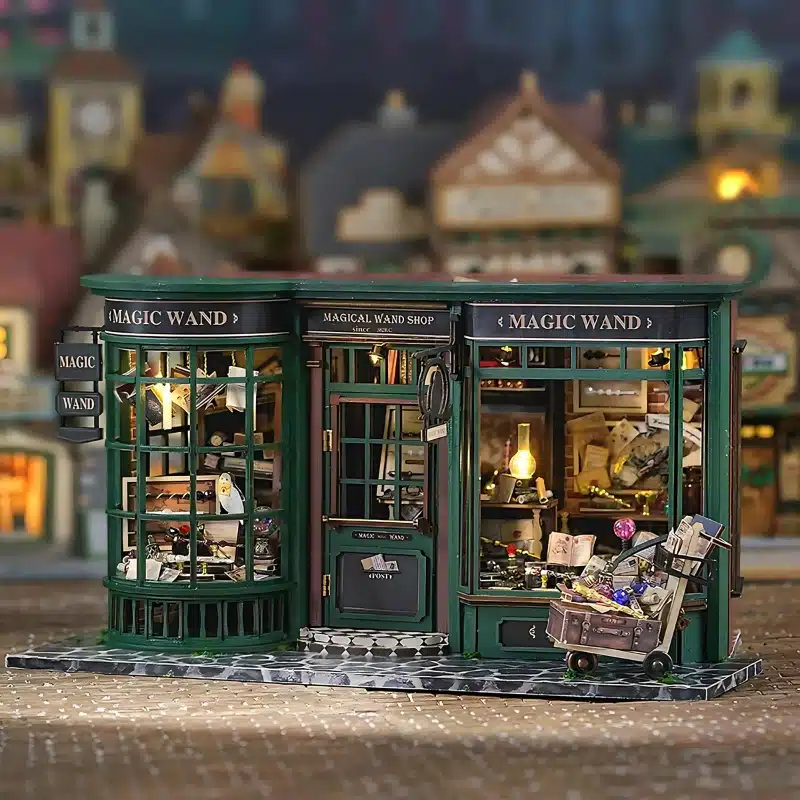 Children Building Maison Miniature Magical Wand DIY Fairy House Kit